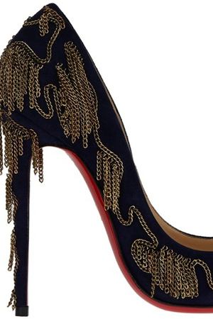 Туфли с цепочками Dollyparty 120 Christian Louboutin 10668353