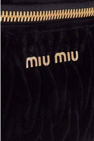 Бархатная сумка на пояс Rider Miu Miu 37568978 купить с доставкой