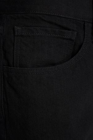 Черные джинсы с бахромой по низу 3x1 165169601 купить с доставкой