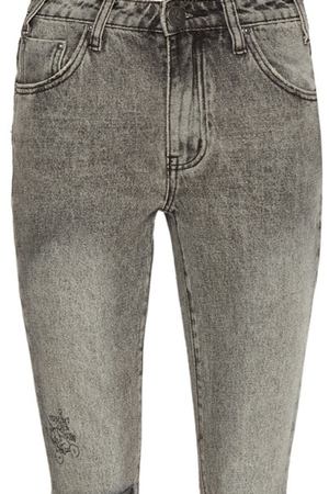 Серые джинсы с разрезами на коленях One Teaspoon 109270176 купить с доставкой