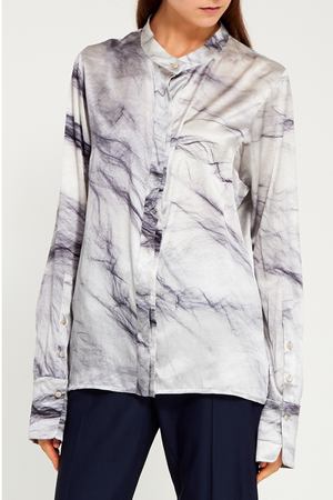 Шелковая блузка с абстрактным принтом Ilaria Nistri 177271159 купить с доставкой