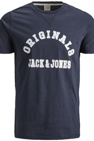 Футболка с круглым вырезом, короткими рукавами и рисунком спереди Jack&Jones 253560