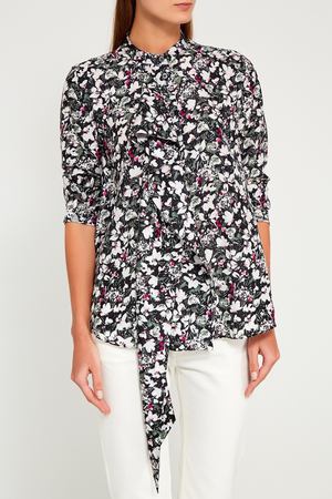 Шелковая блузка с цветами Bodil Acne Studios 87671516 вариант 2