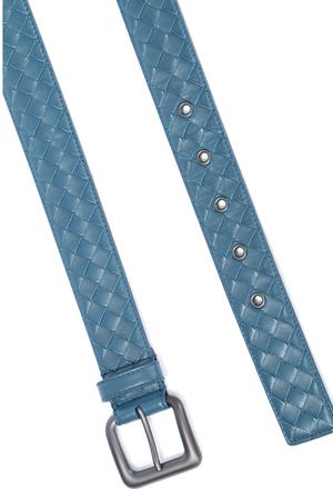 Кожаный ремень с плетением Bottega Veneta Bottega Veneta 271932 Синий купить с доставкой