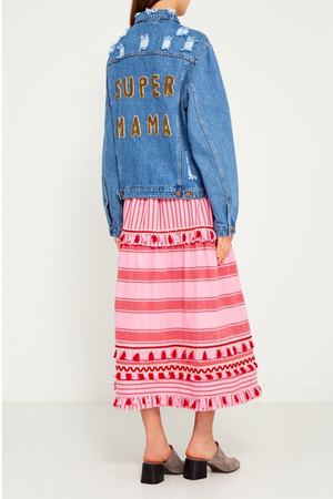 Хлопковая юбка с кисточками Gael Dodo Bar Or 215272510 купить с доставкой