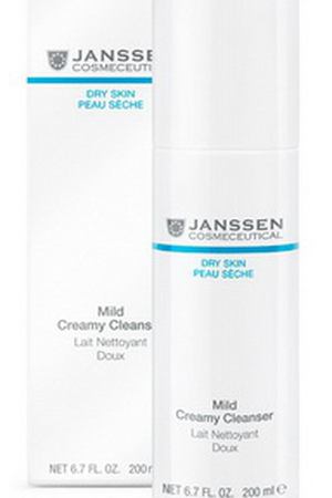JANSSEN Эмульсия очищающая нежная / Mild Creamy Cleanser DRY SKIN 200 мл Janssen 500 купить с доставкой