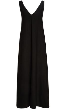 Черное платье-макси с отделкой цепочками Tegin 85377846 купить с доставкой