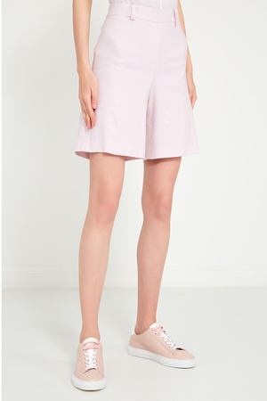 Льняные шорты розового цвета Rudy Amina Rubinacci 215877702 купить с доставкой