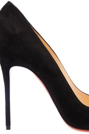 Черные замшевые туфли Corneille 100 Christian Louboutin 10681774