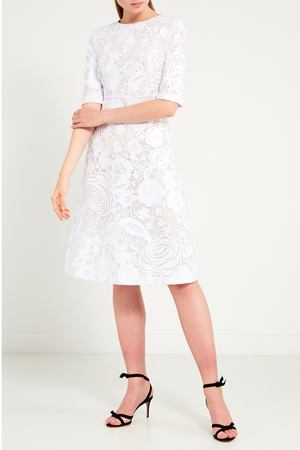 Белое жаккардовое платье Chapurin 77882617 купить с доставкой