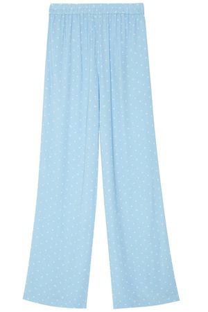 Голубые брюки в горох Essentiel 75485568 купить с доставкой