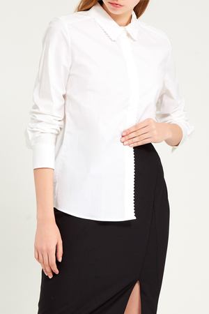 Белая блузка с фигурной отделкой Gerard Darel 239287652 купить с доставкой