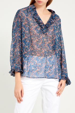 Прозрачная блузка с цветочным принтом Gerard Darel 239287705 купить с доставкой