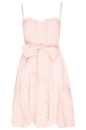 Розовое платье на бретелях Lisa Marie Fernandez  15988202 купить с доставкой