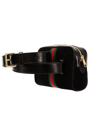 Замшевая сумка на пояс Ophidia Gucci 47090781