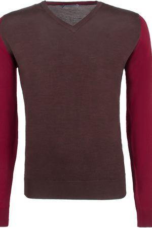 Шерстяной пуловер John Smedley John Smedley  CALKE-ST/F- Бордовый купить с доставкой
