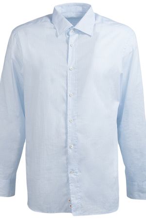 Рубашка хлопковая Van Laack Van Laack 170658/720/белый/гол узор вариант 2 купить с доставкой