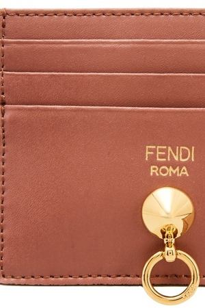 Бордовая визитница Fendi 163293587