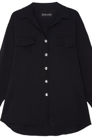 Свободная черная блузка David Koma 28693970 купить с доставкой