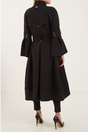 Двубортное черное пальто High 60893942 купить с доставкой