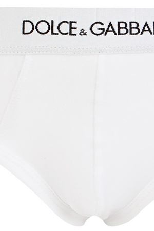 Белые трусы с логотипом Dolce & Gabbana Kids 120794726 купить с доставкой