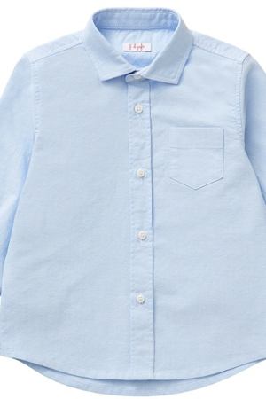 Голубая рубашка на пуговицах Il Gufo 120595464 купить с доставкой