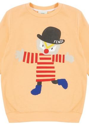 Свитшот с принтом Fendi Kids 69098149