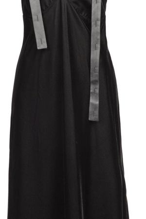 Черное платье макси Off-White 220297776 купить с доставкой