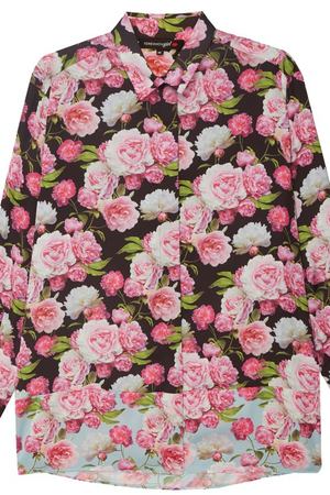 Блузка с цветочным принтом Terekhov Girl 213898823 купить с доставкой