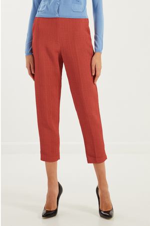 Красные брюки Elisabetta Franchi 1732100073 купить с доставкой