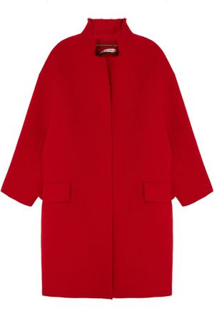 Красное пальто оверсайз Belka 2715100229 купить с доставкой