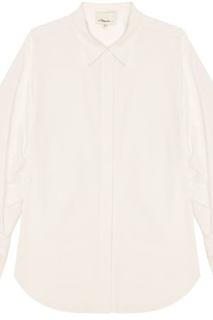 Белая хлопковая рубашка 3.1 Phillip Lim 365101663 купить с доставкой