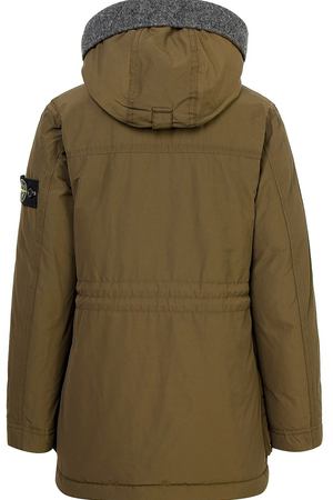 Коричневая куртка с карманами Stone Island 1329102572 купить с доставкой