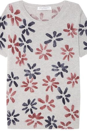 Кашемировый пуловер с цветочным мотивом Amina Rubinacci 2158102094 купить с доставкой