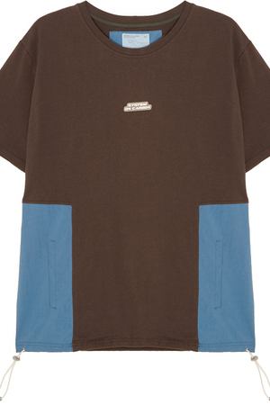 Сине-черная футболка с кулисками C2H4 2208104573 купить с доставкой