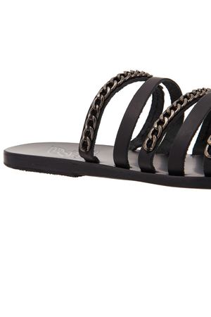 Черные сандалии с декором Niki Chains Ancient Greek Sandals 537106860 вариант 2 купить с доставкой
