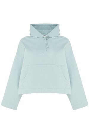 Кроп-худи мятного оттенка Acne Studios 876109102 вариант 3