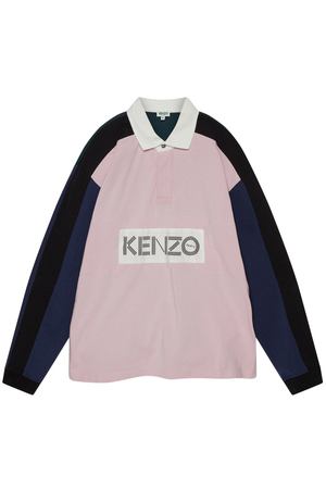 Рубашка-поло в дизайне цветными блоками Kenzo 1567109691 купить с доставкой