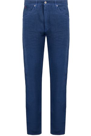 Льняные джинсы  120% Lino 120% Lino NOM2413-0476-0-01 Темно- Синий купить с доставкой