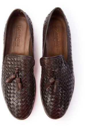 Кожаные лоферы с плетением FLORSHEIM Florsheim 52374-81 Коричневый