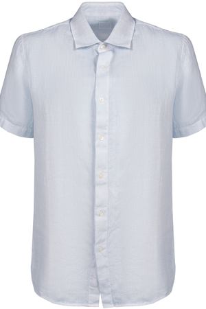 Льняная рубашка  120% Lino 120% Lino NOM1368-0115-F-01 Голубой купить с доставкой