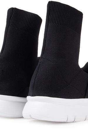 Текстильные кроссовки JOSHUAS Joshuas 10495 black socks knot Черный купить с доставкой