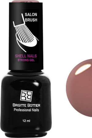 BRIGITTE BOTTIER 968 гель-лак для ногтей, коричнево-розовый / Shell Nails 12 мл Brigitte Bottier BB-SN 968 вариант 2 купить с доставкой