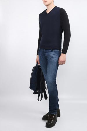 Шерстяной пуловер John Smedley John Smedley  CALKE-т.син ST/F купить с доставкой