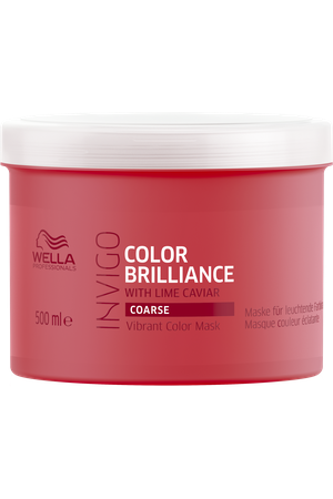 WELLA Маска-уход для защиты цвета окрашенных жестких волос / Brilliance 500 мл Wella 81424261/81648821 купить с доставкой
