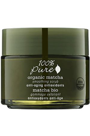100% PURE Скраб для лица органический выравнивающий Organic Matcha Anti-Aging Antioxidants Collection 118 мл 100% Pure PUR011521 купить с доставкой