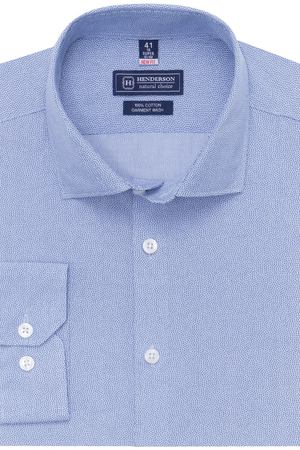 Рубашка прилегающий силуэт HENDERSON SHL-0925 BLUE Henderson 178341
