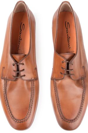 Кожаные дерби Santoni Santoni mccg15610sa2eglvc48 Рыжий