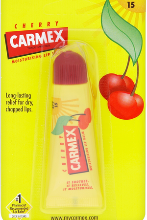 CARMEX Бальзам для губ, вишня SPF 15 (в тубе) / Lip Balm Tube 10 г Carmex 007034 купить с доставкой