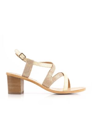 Босоножки на каблуке Valouna MELLOW YELLOW 69777